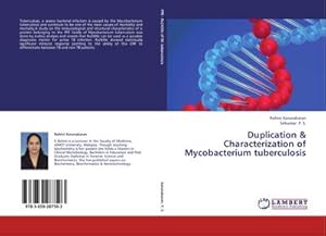 Seller image for Duplication & Characterization of Mycobacterium tuberculosis for sale by BuchWeltWeit Ludwig Meier e.K.