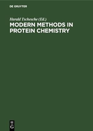 Bild des Verkufers fr Modern methods in protein chemistry zum Verkauf von BuchWeltWeit Ludwig Meier e.K.