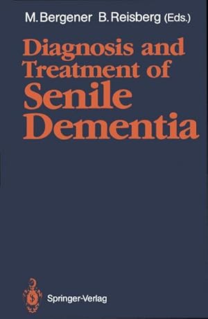 Seller image for Diagnosis and Treatment of Senile Dementia for sale by BuchWeltWeit Ludwig Meier e.K.