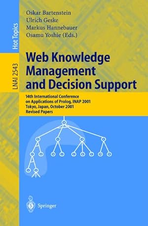 Image du vendeur pour Web Knowledge Management and Decision Support mis en vente par BuchWeltWeit Ludwig Meier e.K.