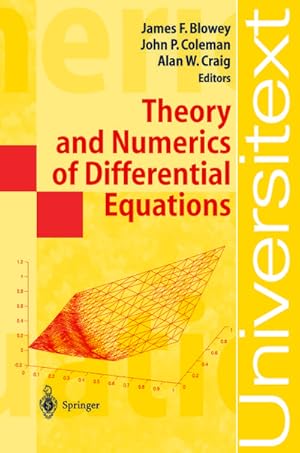 Seller image for Theory and Numerics of Differential Equations for sale by BuchWeltWeit Ludwig Meier e.K.