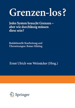 Bild des Verkufers fr Grenzen-los? zum Verkauf von BuchWeltWeit Ludwig Meier e.K.