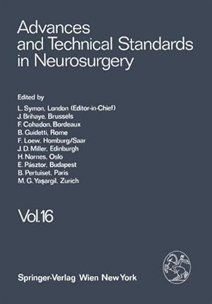 Seller image for Advances and Technical Standards in Neurosurgery for sale by BuchWeltWeit Ludwig Meier e.K.