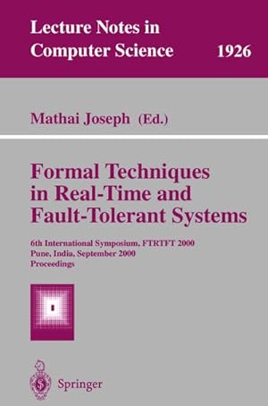 Seller image for Formal Techniques in Real-Time and Fault-Tolerant Systems for sale by BuchWeltWeit Ludwig Meier e.K.