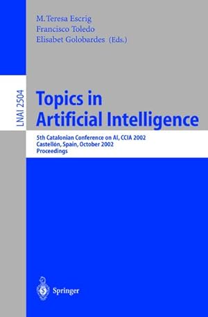 Imagen del vendedor de Topics in Artificial Intelligence a la venta por BuchWeltWeit Ludwig Meier e.K.
