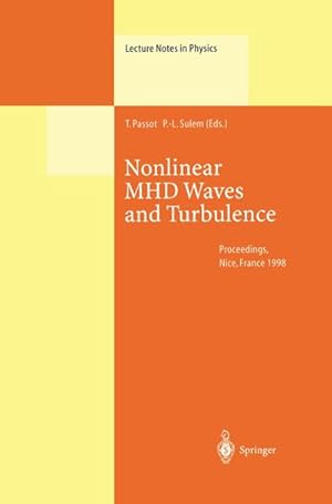 Seller image for Nonlinear MHD Waves and Turbulence for sale by BuchWeltWeit Ludwig Meier e.K.