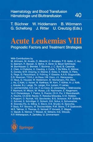 Imagen del vendedor de Acute Leukemias VIII a la venta por BuchWeltWeit Ludwig Meier e.K.