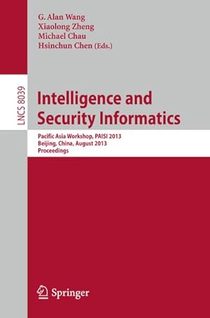 Seller image for Intelligence and Security Informatics for sale by BuchWeltWeit Ludwig Meier e.K.