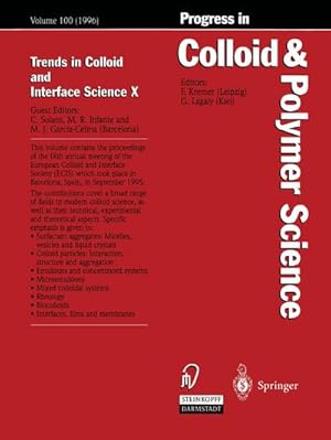 Seller image for Trends in Colloid and Interface Science X for sale by BuchWeltWeit Ludwig Meier e.K.