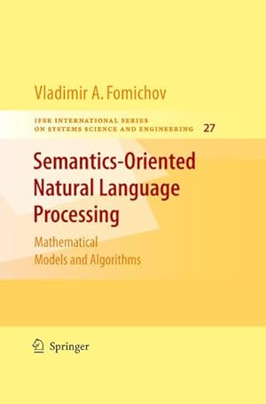 Seller image for Semantics-Oriented Natural Language Processing for sale by BuchWeltWeit Ludwig Meier e.K.