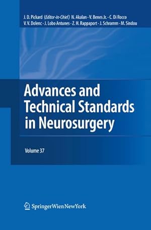 Bild des Verkufers fr Advances and Technical Standards in Neurosurgery zum Verkauf von BuchWeltWeit Ludwig Meier e.K.