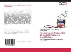 Seller image for Respuesta en frecuencia de transformadores monofsicos for sale by BuchWeltWeit Ludwig Meier e.K.