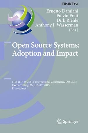 Immagine del venditore per Open Source Systems: Adoption and Impact venduto da BuchWeltWeit Ludwig Meier e.K.