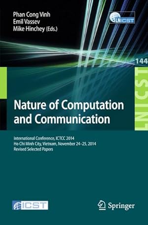 Imagen del vendedor de Nature of Computation and Communication a la venta por BuchWeltWeit Ludwig Meier e.K.