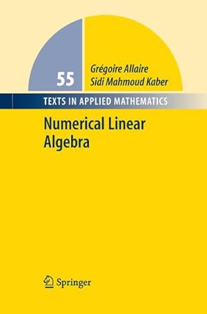 Bild des Verkufers fr Numerical Linear Algebra zum Verkauf von BuchWeltWeit Ludwig Meier e.K.
