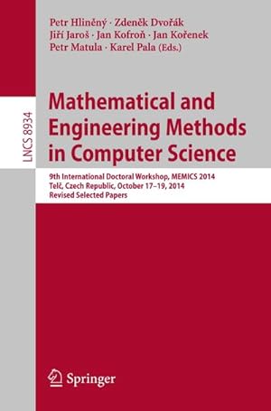 Bild des Verkufers fr Mathematical and Engineering Methods in Computer Science zum Verkauf von BuchWeltWeit Ludwig Meier e.K.