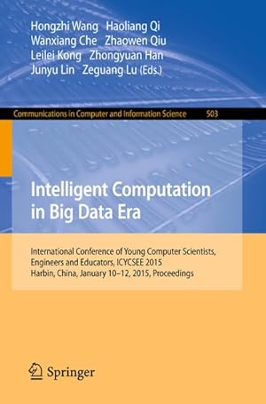 Seller image for Intelligent Computation in Big Data Era for sale by BuchWeltWeit Ludwig Meier e.K.