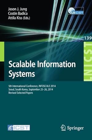 Immagine del venditore per Scalable Information Systems venduto da BuchWeltWeit Ludwig Meier e.K.