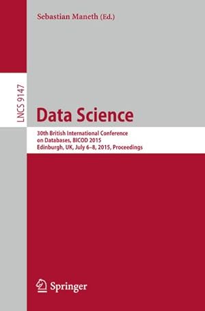 Immagine del venditore per Data Science venduto da BuchWeltWeit Ludwig Meier e.K.