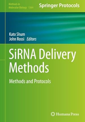 Image du vendeur pour SiRNA Delivery Methods mis en vente par BuchWeltWeit Ludwig Meier e.K.