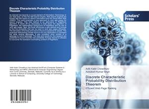 Seller image for Discrete Characteristic Probability Distribution Theorem for sale by BuchWeltWeit Ludwig Meier e.K.
