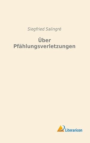 Seller image for ber Pfhlungsverletzungen for sale by BuchWeltWeit Ludwig Meier e.K.