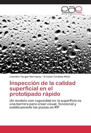 Imagen del vendedor de Inspeccin de la calidad superficial en el prototipado rpido a la venta por BuchWeltWeit Ludwig Meier e.K.