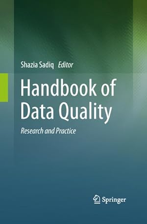Seller image for Handbook of Data Quality for sale by BuchWeltWeit Ludwig Meier e.K.