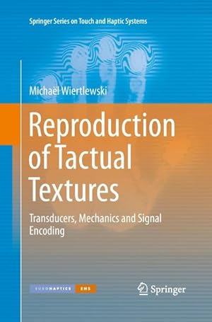 Imagen del vendedor de Reproduction of Tactual Textures a la venta por BuchWeltWeit Ludwig Meier e.K.