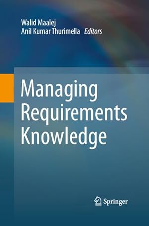 Seller image for Managing Requirements Knowledge for sale by BuchWeltWeit Ludwig Meier e.K.