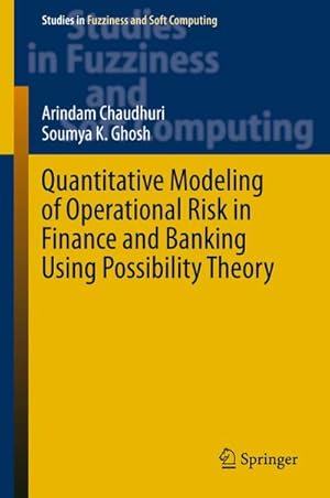 Imagen del vendedor de Quantitative Modeling of Operational Risk in Finance and Banking Using Possibility Theory a la venta por BuchWeltWeit Ludwig Meier e.K.