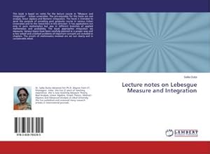 Seller image for Lecture notes on Lebesgue Measure and Integration for sale by BuchWeltWeit Ludwig Meier e.K.