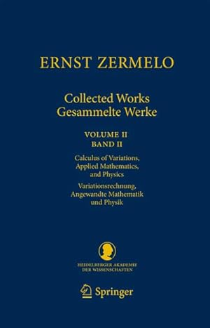 Immagine del venditore per Ernst Zermelo - Collected Works/Gesammelte Werke II venduto da BuchWeltWeit Ludwig Meier e.K.