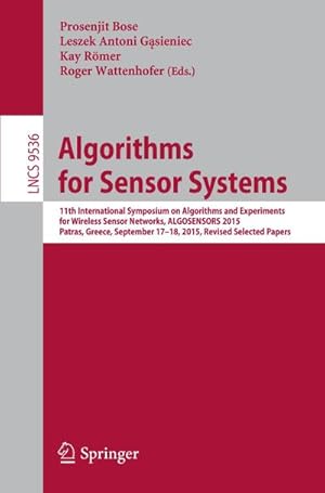 Imagen del vendedor de Algorithms for Sensor Systems a la venta por BuchWeltWeit Ludwig Meier e.K.