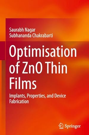 Seller image for Optimisation of ZnO Thin Films for sale by BuchWeltWeit Ludwig Meier e.K.