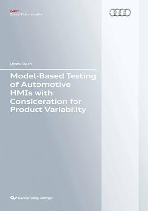 Seller image for Model-Based Testing of Automotive HMIs with Consideration for Product Variability for sale by BuchWeltWeit Ludwig Meier e.K.