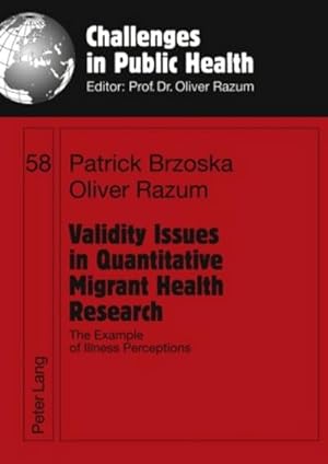 Bild des Verkufers fr Validity Issues in Quantitative Migrant Health Research zum Verkauf von BuchWeltWeit Ludwig Meier e.K.