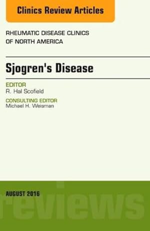Bild des Verkufers fr Sjogren's Disease, an Issue of Rheumatic Disease Clinics of North America zum Verkauf von BuchWeltWeit Ludwig Meier e.K.