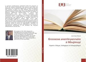 Imagen del vendedor de Grossesse anembryonnaire  Mbujimayi a la venta por BuchWeltWeit Ludwig Meier e.K.