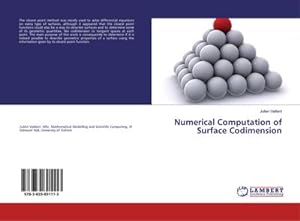 Imagen del vendedor de Numerical Computation of Surface Codimension a la venta por BuchWeltWeit Ludwig Meier e.K.