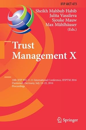 Bild des Verkufers fr Trust Management X zum Verkauf von BuchWeltWeit Ludwig Meier e.K.