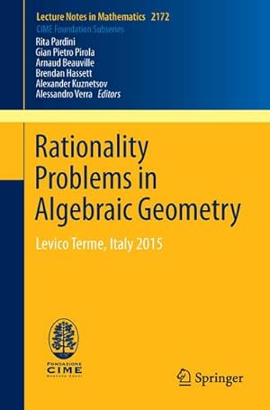 Imagen del vendedor de Rationality Problems in Algebraic Geometry a la venta por BuchWeltWeit Ludwig Meier e.K.