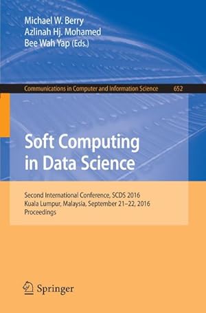 Seller image for Soft Computing in Data Science for sale by BuchWeltWeit Ludwig Meier e.K.
