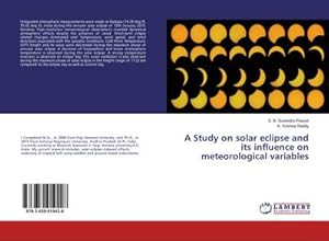 Seller image for A Study on solar eclipse and its influence on meteorological variables for sale by BuchWeltWeit Ludwig Meier e.K.