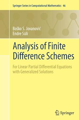 Imagen del vendedor de Analysis of Finite Difference Schemes a la venta por BuchWeltWeit Ludwig Meier e.K.