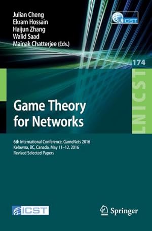 Seller image for Game Theory for Networks for sale by BuchWeltWeit Ludwig Meier e.K.