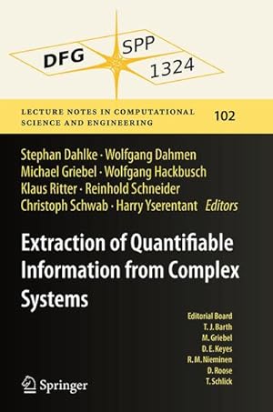 Immagine del venditore per Extraction of Quantifiable Information from Complex Systems venduto da BuchWeltWeit Ludwig Meier e.K.