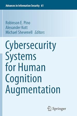 Bild des Verkufers fr Cybersecurity Systems for Human Cognition Augmentation zum Verkauf von BuchWeltWeit Ludwig Meier e.K.