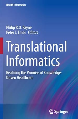 Image du vendeur pour Translational Informatics mis en vente par BuchWeltWeit Ludwig Meier e.K.