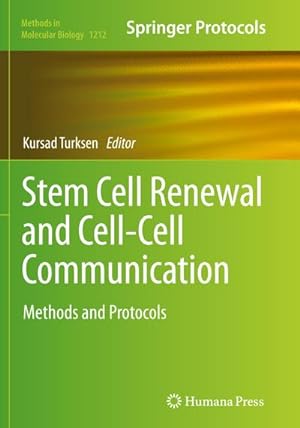 Bild des Verkufers fr Stem Cell Renewal and Cell-Cell Communication zum Verkauf von BuchWeltWeit Ludwig Meier e.K.